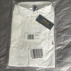 Polo by Ralph Lauren White Boys Shirt